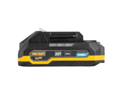 Sada baterie 20V 2Ah (2 ks) + 1 nabíječka Procraft PBC-Set 1