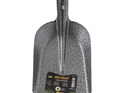 Lopata rovná ocelová, drenážní (kladívkový lák) bez násady Procraft GSB-0.8