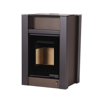 HS Flamingo LEND 11 hnědá - teplovzdušná krbová kamna