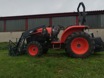 Zemědělský traktor Kubota L5040 s nakladačem Quicke Q180 N