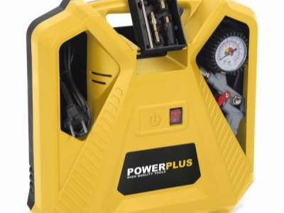 POWX1704 - Kompresor 1100W  plus  10 ks přísl. bezolejový