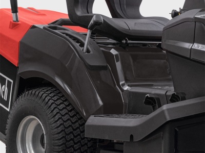 Scheppach TMR 452-98H-RD - travní traktor 98 cm se zadním výhozem a hydrostatickou převodovkou