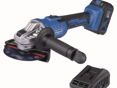Scheppach C-AG125-X-SET L - 20 V IXES aku úhlová bruska + 4Ah baterie + nabíječka 2,4 A