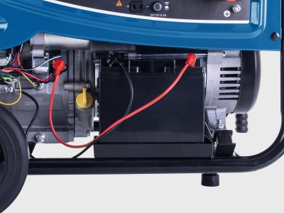 Scheppach SG 7300 - rámová elektrocentrála 5500 W s AVR regulací a elektrostartem