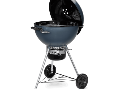 Gril Weber Master-Touch GBS C-5750 na dřevěné uhlí, 57 cm, šedo-modrá