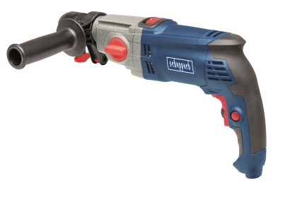 Scheppach DI850 - elektrická dvourychlostní příklepová vrtačka 850 W