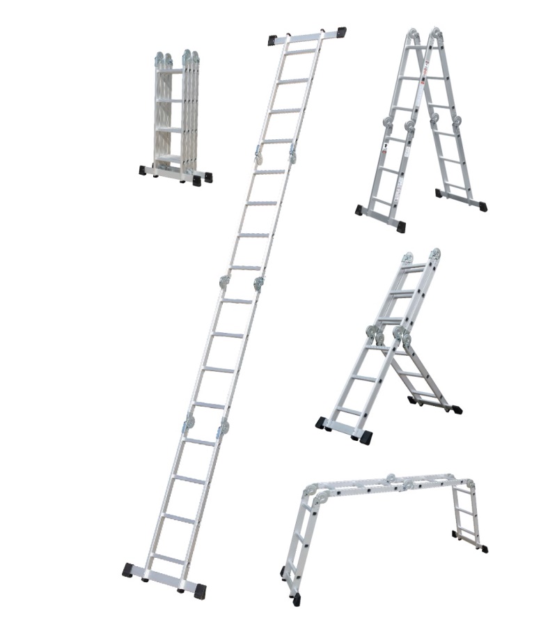 Žebřík hliníkový multifunkční skládací 1x12  346cm  PLA4.346  Procraft
