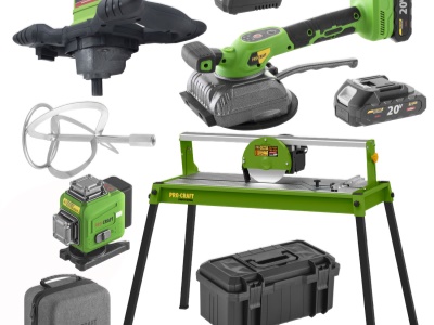 Sada pro práci s dlažbou a stavebními směsmi Procraft BUILDSET