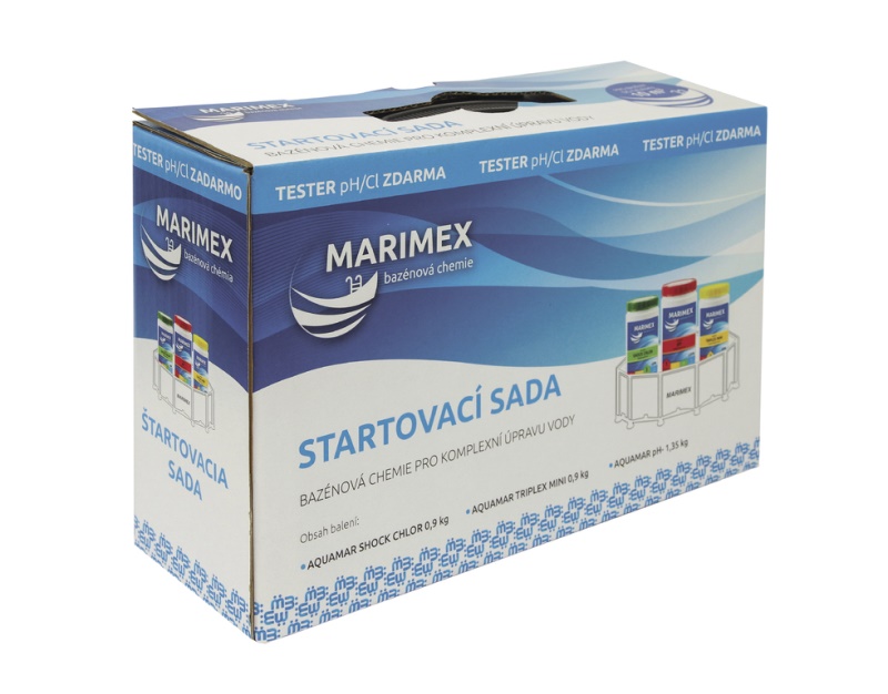 Marimex START set chemický (Shock, Triplex Mini, pH-, tester)