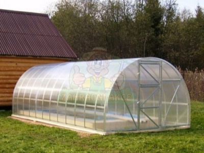 Zahradní skleník Volya 2DUM 6mm 4x3m