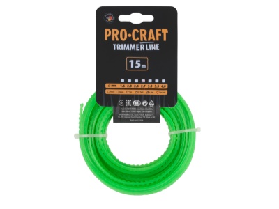 Struna žací (2.7mm) (15m) ozubená PROCRAFT KD-2.7/15