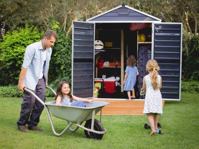 Palram - Canopia Skylight 6x8 antracit - zahradní domek