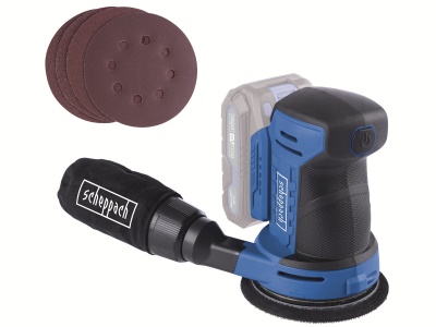 Scheppach C-OBS125-X - 20 V IXES aku excentrická bruska (bez baterie a nabíječky)