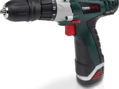 POWXQ5243L - Aku vrtačka / šroubovák 12V  plus  LED lampa