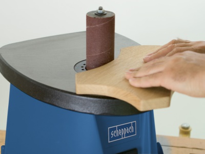 Scheppach OSM 100 - oscilační válečková bruska