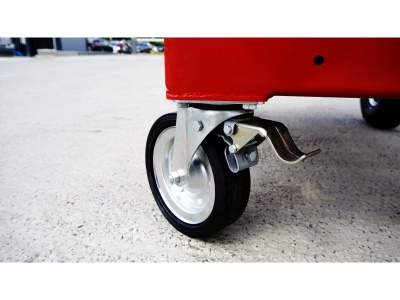 Diskový štěpkovač RTE-630 + Podvozek pro ruční přepravu Remet (elektromotor 10 HP)