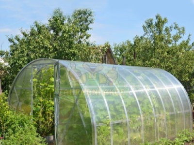 Zahradní skleník Volya 2DUM 6mm 4x3m