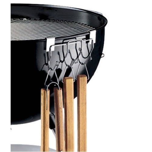 Závěsná lišta na náčiní, vhodná pro grily na dřevěné uhlí