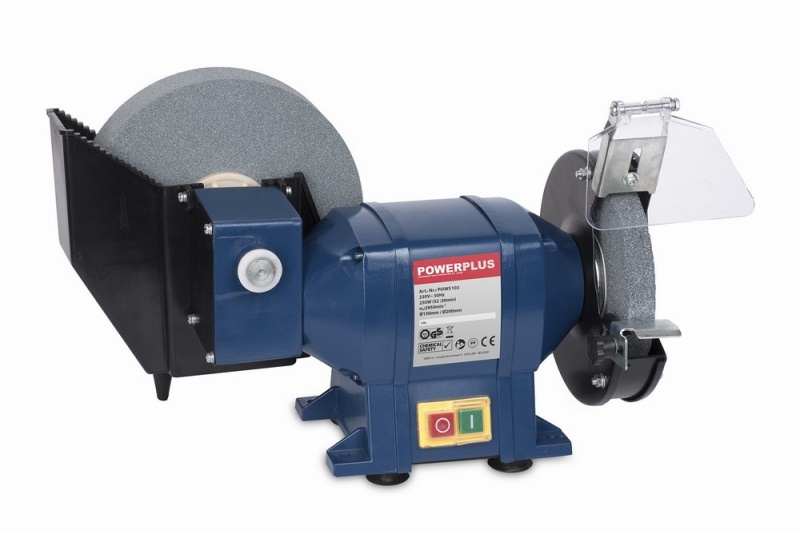 POW5103 - Dvoukotoučová bruska suché / mokré 250W