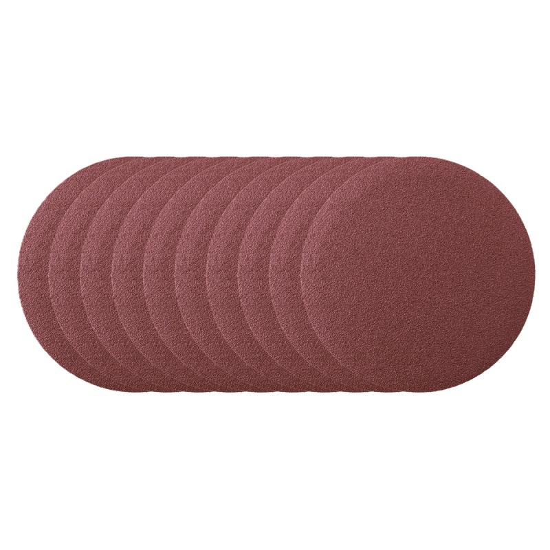 Scheppach - Sada kulatých brusných papírů (10 ks, 150 mm, zrnitost 80) - pro BTS 900 / BTS 800