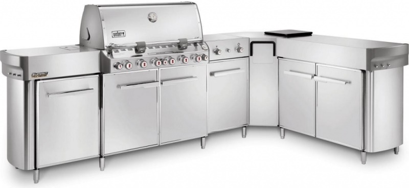 Summit® Grill-Center GBS™, ušlechtilá ocel