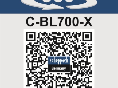 Scheppach C-BL700-X-SET S - 20 V IXES aku foukač + 2Ah baterie + nabíječka 2,4 A