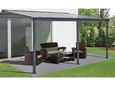 Riwall PRO RMPP 16 x 10 Anthracite - hliníková pergola ( 5 x 3 m )