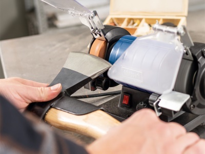 Scheppach HG 35 - dvoukotoučová bruska/leštička se systémem Flexidrive