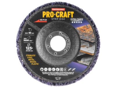 Kotouč brusný Clean & Strip Procraft SD-P125
