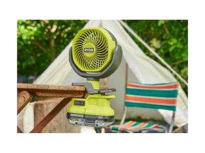Ryobi RCF18-0 - aku ventilátor s klipsem ONE+ (bez baterie a nabíječky)