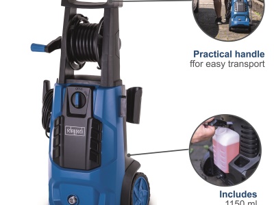 Scheppach HCE 2800 - Elektrická tlaková myčka 180 bar s příslušenstvím