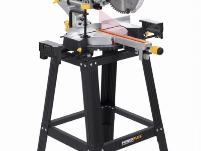 POWX07565T - Pokosová pila s potahem 2 200 W / 254mm (stojan)