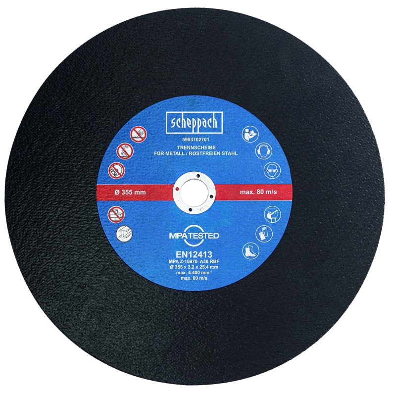 Scheppach Řezný kotouč k MT 140 / 150 (pr. 355 x 25,4 / 3,2 mm)