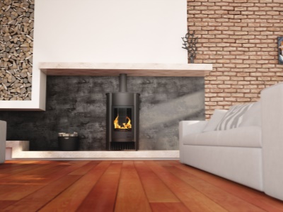 HS Flamingo GRANDE I černá - krbová kamna