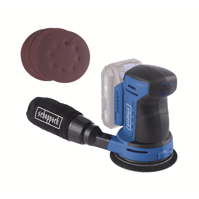 Scheppach C-OBS125-X - 20 V IXES aku excentrická bruska (bez baterie a nabíječky)