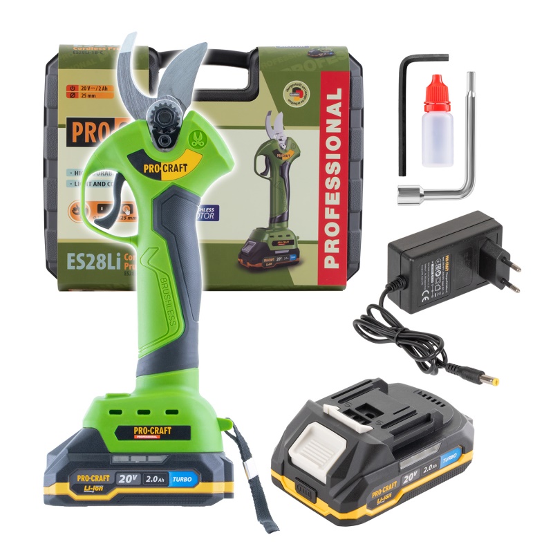 Aku nůžky na větve Procraft ES28Li