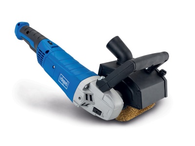 Scheppach MRS 1300 - kartáčová / renovační bruska + nylonový a smirkový kartáč K80