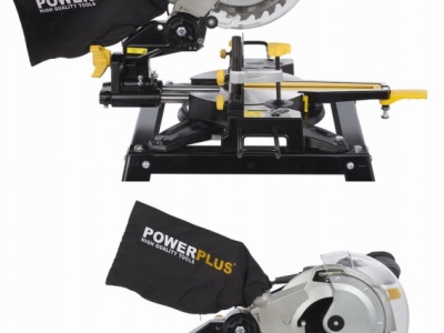 POWX07558T - Pokosová pila s potahem 1 650W / 210mm (stojan)