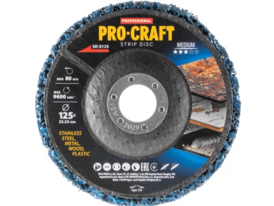 Kotouč brusný Clean & Strip Procraft SD-S125