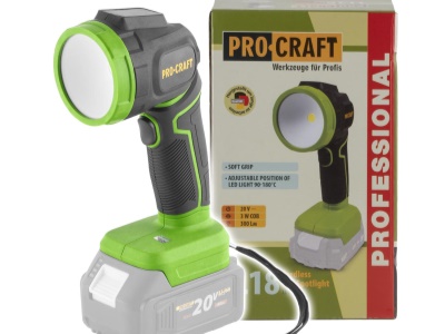 LED svítilna (reflektor) aku LL18bb (bez akumulátoru a nabíječky)