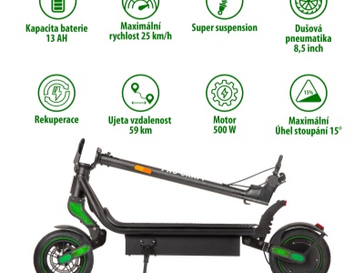 Elektrokoloběžka Procraft DS500L