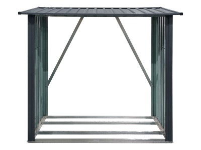 Riwall PRO RMWS 3x7 Anthracite - přístřešek na dřevo 2 x 1,5 m s pultovou střechou antracit