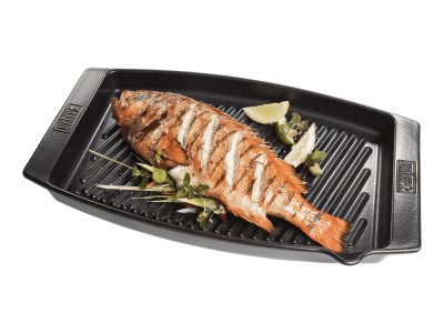 Plancha - Keramická grilovací pánev na rybu