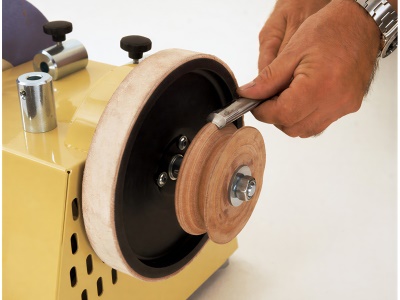 Scheppach Kožený honovací kotouč 100 mm - pro systémy Tiger