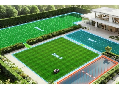 DREAME A3 AWD Pro 2500 - bezdrátová robotická sekačka ( 2500 m2 ) s pohonem všech kol