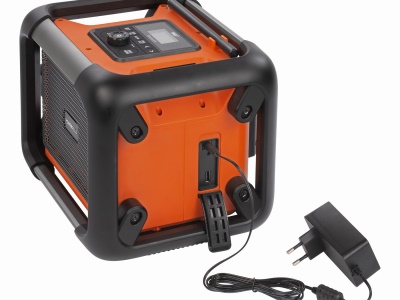 POWDP8061 - Aku stavební rádio 20V  plus  220V (bez AKU)