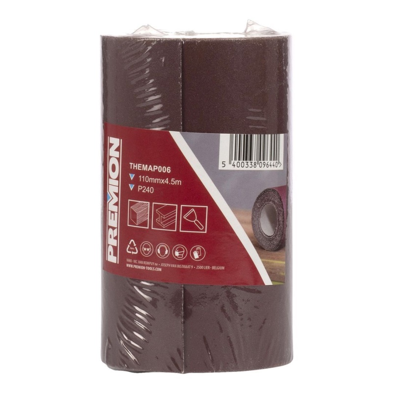 THEMAP006 - Role brusného papíru 4,5m x 110mm G240