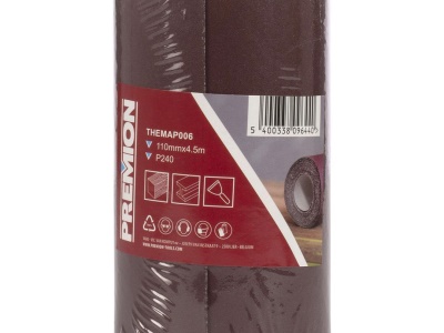 THEMAP006 - Role brusného papíru 4,5m x 110mm G240