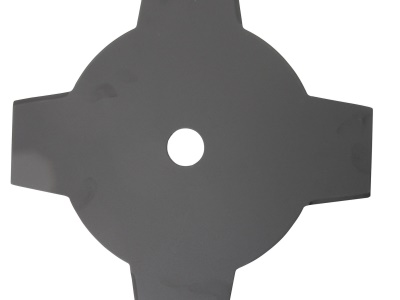 Riwall PRO Žací nůž čtyřzubý ke křovinořezu pr. 255mm, vnitřní průměr 25,4mm, tloušťka 1,4mm