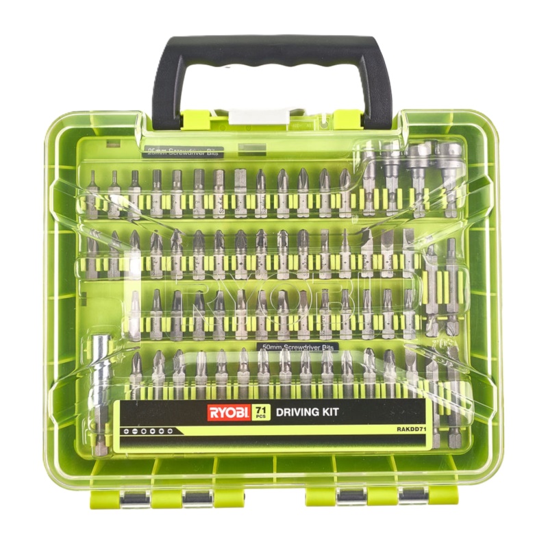 RYOBI RAKDD71 - sada 71 ks šroubovacích bitů